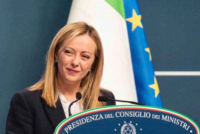 Il primo ministro italiano Giorgia Meloni ha visitato la regione di Kiev