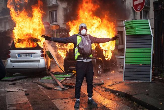 The French inside minister warns of potential riots after the election