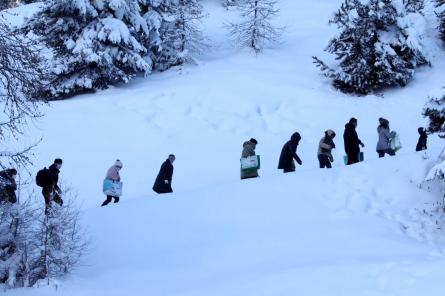 Aicina Lietuvas un Latvijas robežsargus nedzīt prom migrantus no Baltkrievijas