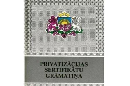 Gada beigās bija vēl 1,917 miljoni neizmantotu privatizācijas sertifikātu