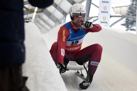 Pasaules čempionātā kamaniņu sportā kļūs zināmi uzvarētāji vīriešiem