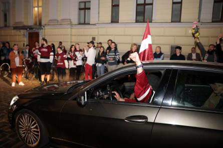 Policijas vērtējumā hokeja čempionāts Rīgā aizvadīts mierīgi