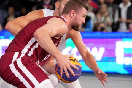 Zelts! Latvijas 3x3 basketbolisti kļūst par Eiropas spēļu čempioniem