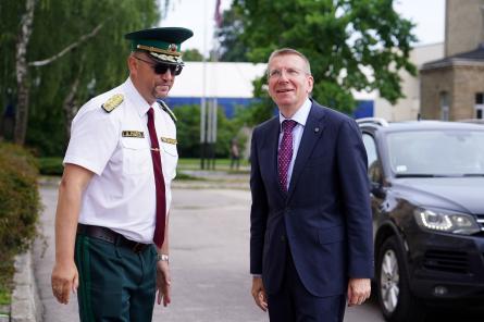 Robežsardzes priekšnieks: Esam gatavi pielietot šaujamieročus