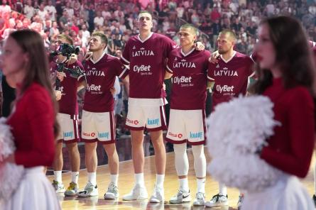 Latvijas basketbolisti Pasaules kausa pusfinālā par 5.vietu tiekas ar Itāliju