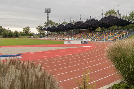 Liepājas stadionam Daugava atjaunots skrejceļš un vieglatlētikas zona