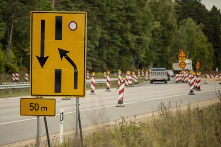 Informācija par būvdarbiem uz Latvijas valsts ceļiem