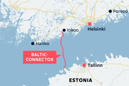 Sāk meklēt iespējamo Balticconnector bojājuma vietu