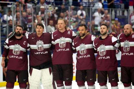 Latvijas hokejisti pasaules čempionāta turpinājumā tiekas ar Kazahstānu