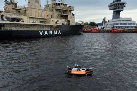 5G jūras sakaru attīstība tika demonstrēta uz ledlauža «Varma» (+VIDEO)