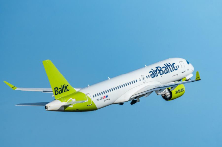 airBaltic lidmašīna naktī uz trešdienu ielidojusi Baltkrievijas gaisa telpā