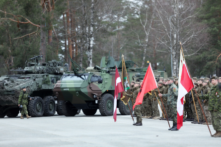 Norisināsies svinīgs pasākums par godu NATO kaujas grupas paaugstināšanai