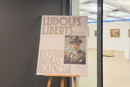 Rietumu Bankas galerijā atvērta Ludolfa Liberta izstāde