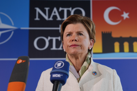 Braže: Krievijas militāru spēju vājināšana ir lētākais veids miera panākšanai