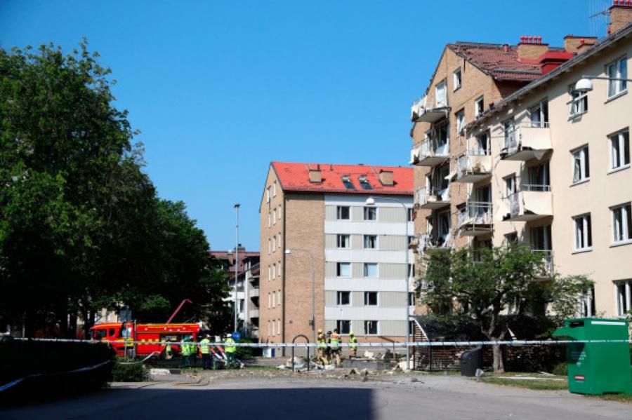 Zviedrijā noticis sprādziens divās daudzdzīvokļu mājās; iemesli — ļoti neskaidri