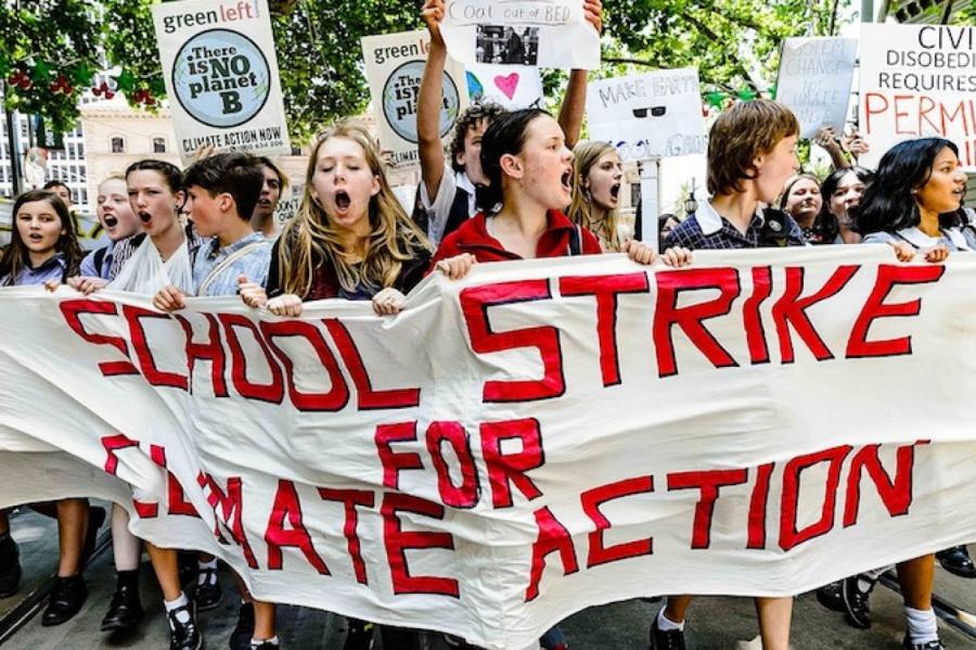 Ņujorkas 1,1 miljonam skolēnu atļauts piedalīties «klimata streikā»