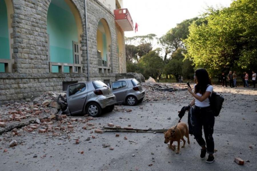 Zemestrīcē Albānijā cietuši vairāk nekā 100 cilvēki (+VIDEO)
