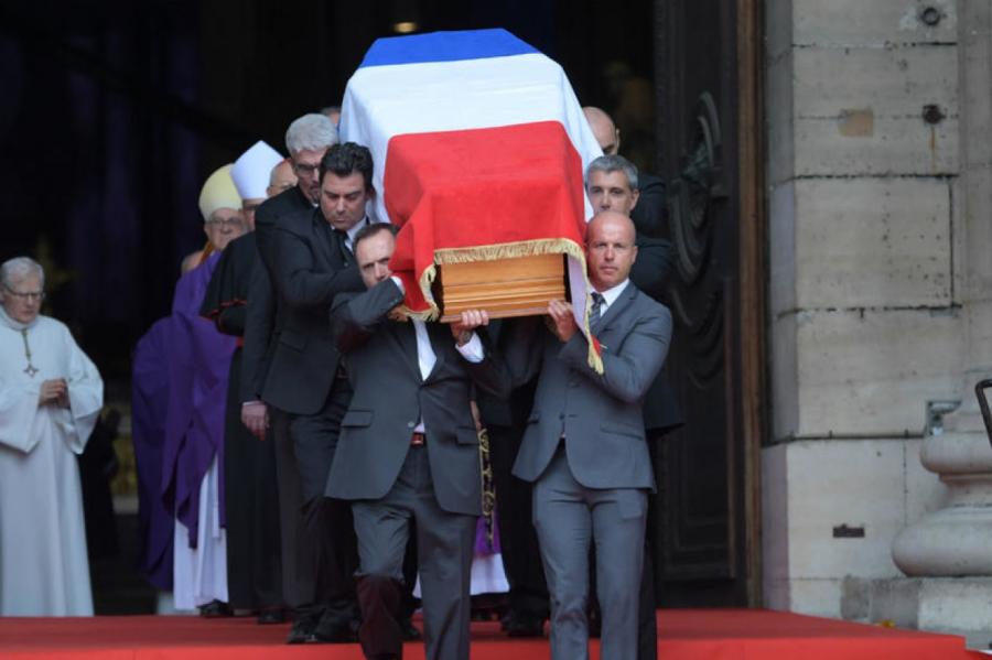 Francija atvadās no Žaka Širaka (+VIDEO)