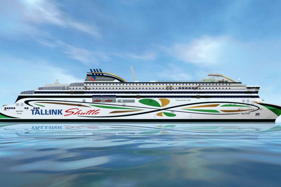 Kompānija Tallink Grupp jauno ātrgaitas kuģi nosauc par MySTAR