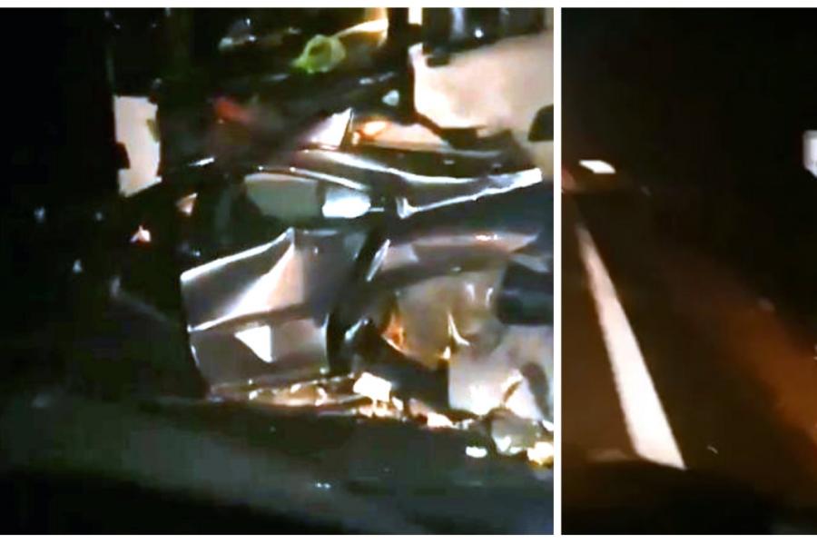 VIDEO. Ārkārtīgi smaga autoavārija uz šosejas pie Stopiņiem; ir upuri