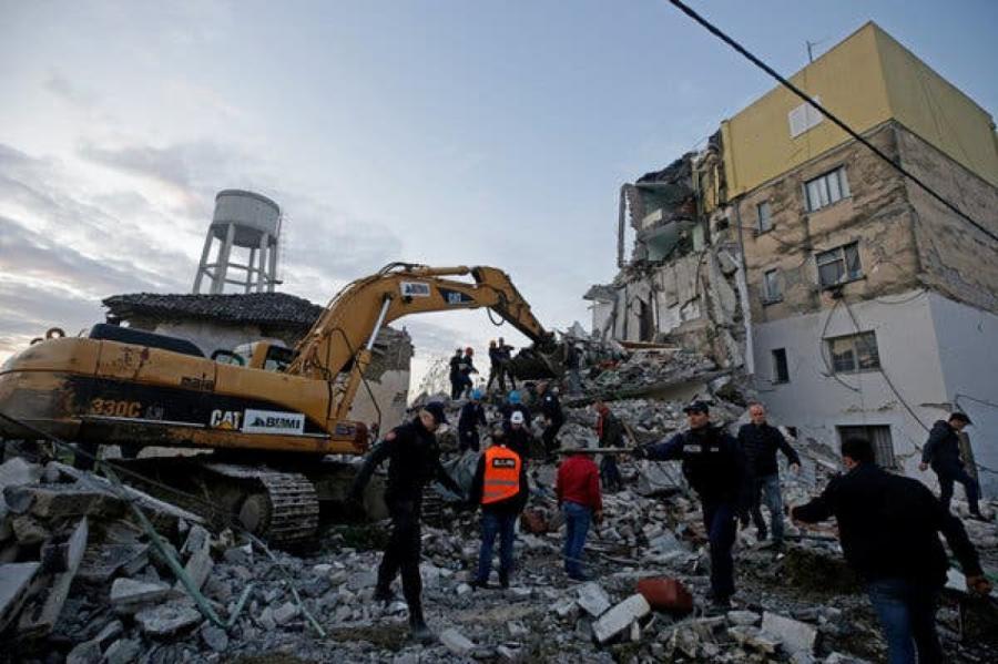 Albānija pēc zemestrīces lūdz starptautiskās sabiedrības palīdzību