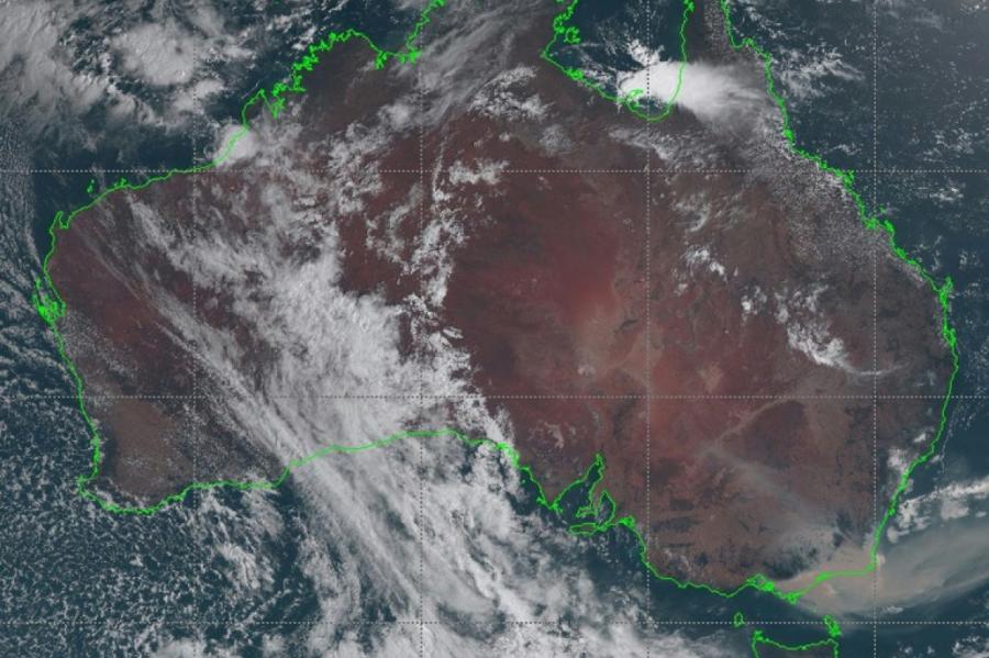 Austrālijas ugunsgrēku dūmu mākonis redzams pat 12 000 km attālumā (+VIDEO)