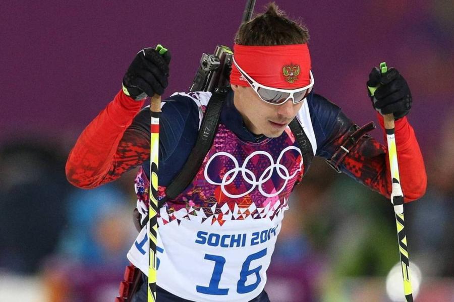 Krievijas biatlonistam Ustjugovam dopinga dēļ atņem olimpisko zeltu