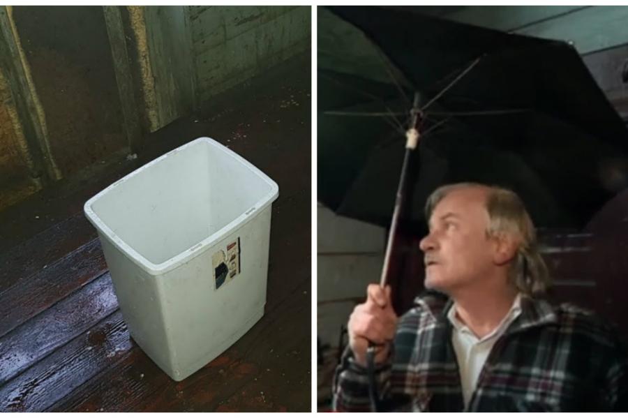Rīgas centra namā uz tualeti jādodas ar lietussargu. Apsaimnieko RNP (+VIDEO)