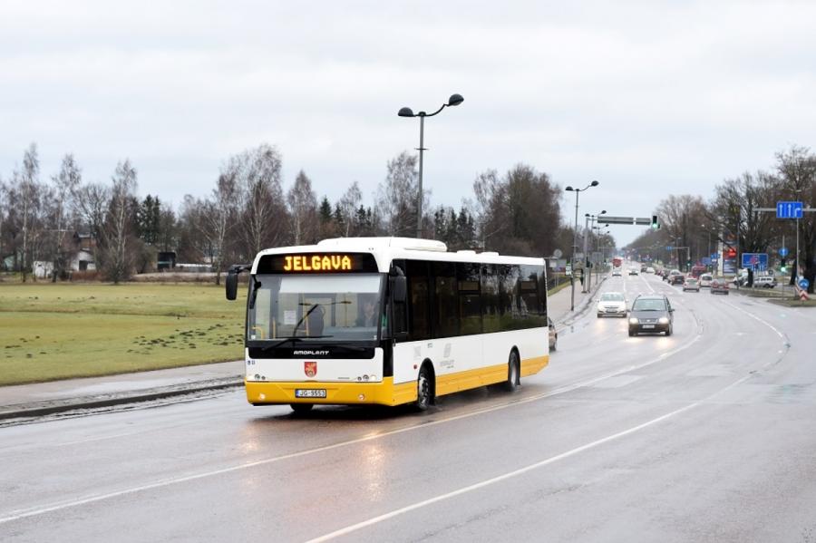 Jelgavas autobusos uzstādītas aizsargbarjeras