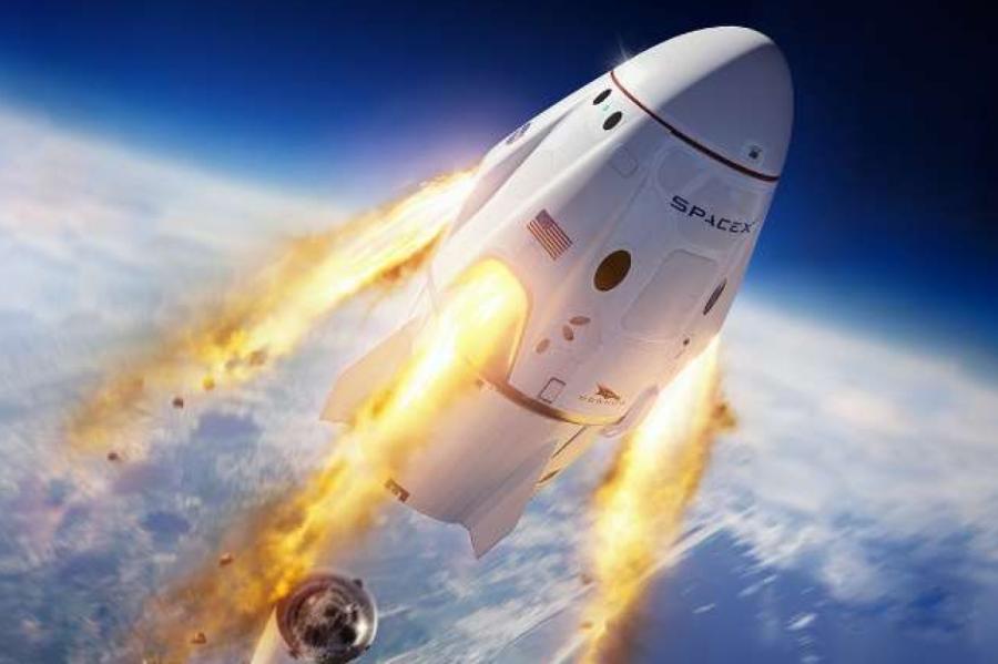 VIDEO. SpaceX veiksmīgi savienojas ar Starptautisko Kosmosa staciju