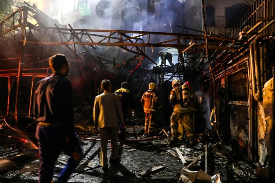 Traģēdija Teherānā: Spēcīgā sprādzienā klīnīkā daudz bojāgājušo