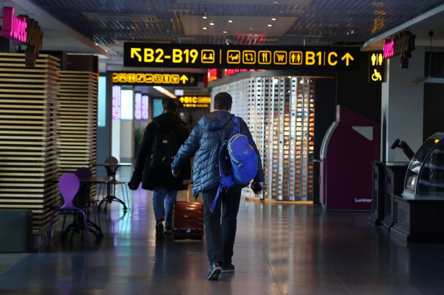 Lidostā "Rīga" astoņos mēnešos apkalpots par 67,5% mazāk pasažieru