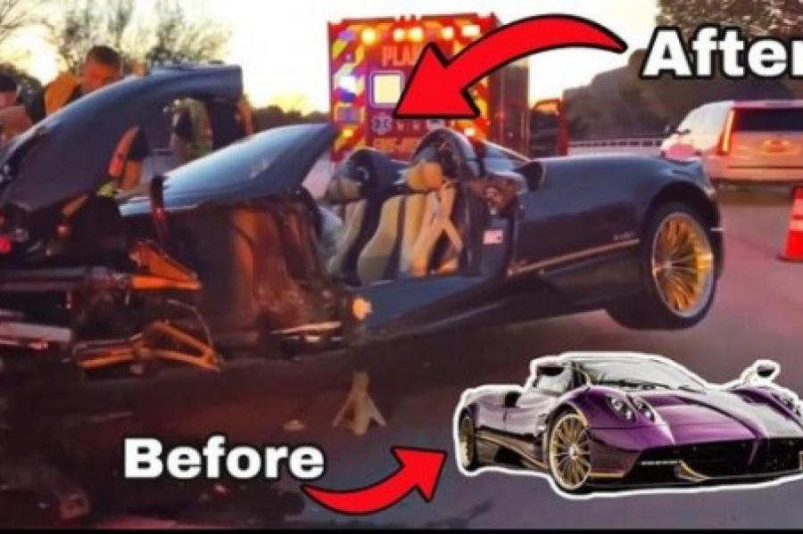 17 gadīgs blogeris avarē un neglābjami sadauza 3,4 miljonus vērtu auto (+VIDEO)