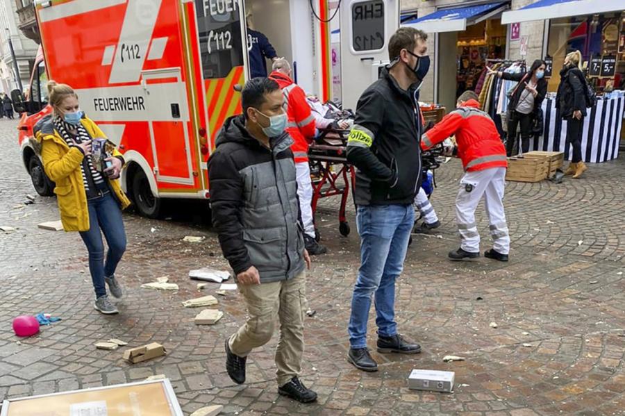 Trīres uzbrucējs sācis sniegt liecības, paziņojusi Vācijas policija (+FOTO)