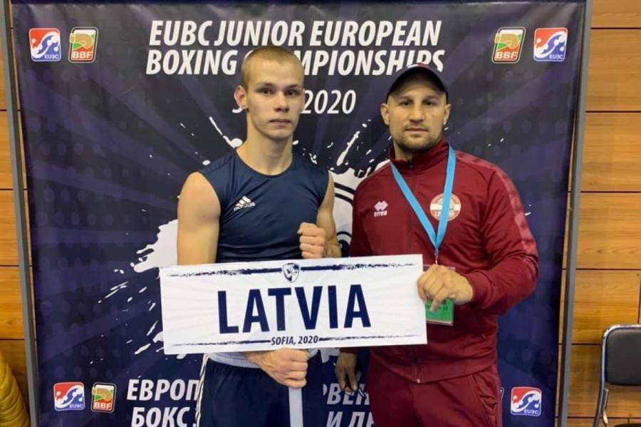 Latvijas bokseris Gorbunovs izcīna sudraba medaļu Eiropas U-17 čempionātā