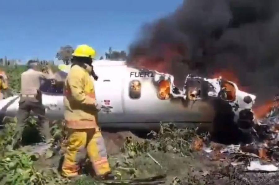 Lidmašīnas katastrofa Meksikā: Gājušas bojā sešas miitārpersonas