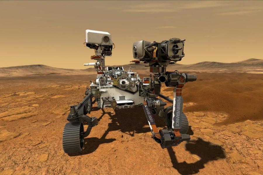 VIDEO. NASA publisko pirmos Perseverance kadrus no Marsa