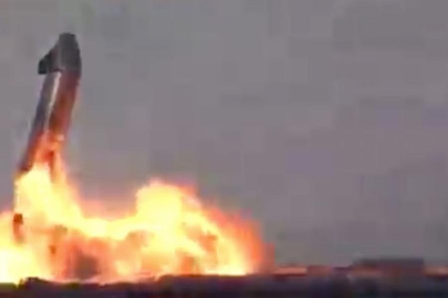 Katastrofu piedzīvo jau trešais Īlona Maska raķetes Starship prototips (+VIDEO)