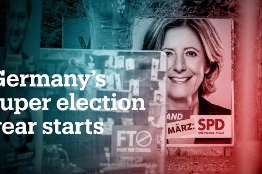 Divās Vācijas zemēs notiek landtāgu vēlēšanas. Tās var ietekmēt masku skandāls!
