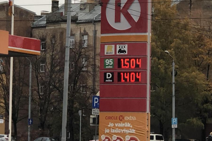 Baltijā turpinās degvielas cenu kāpums