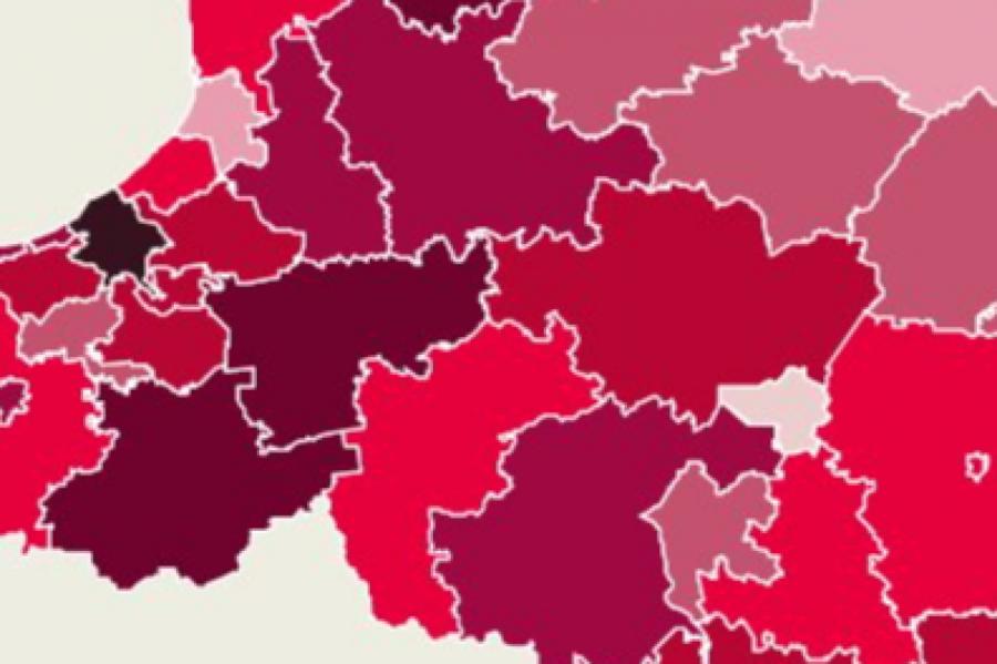 Kā pirms brīvdienām izskatās Covid-19 saslimšanas novadu karte? (+INFOGRAFIKA)