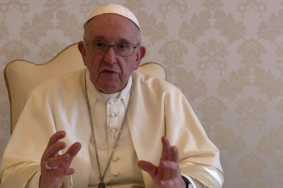 Romas Katoļu baznīcas pāvests Francisks aicina saglabāt mieru Ukrainā