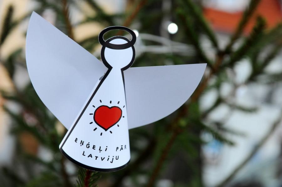 Labdarības akcijā Eņģeļi pār Latviju saziedota rekordliela summa