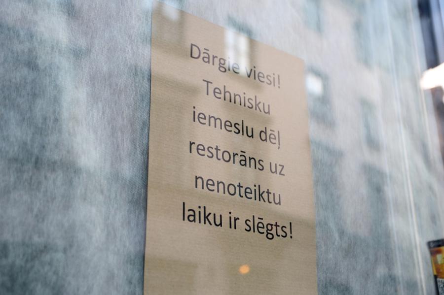 Asociācija: trešdaļai Latvijas restorānu šī varētu būt pēdējā ziema