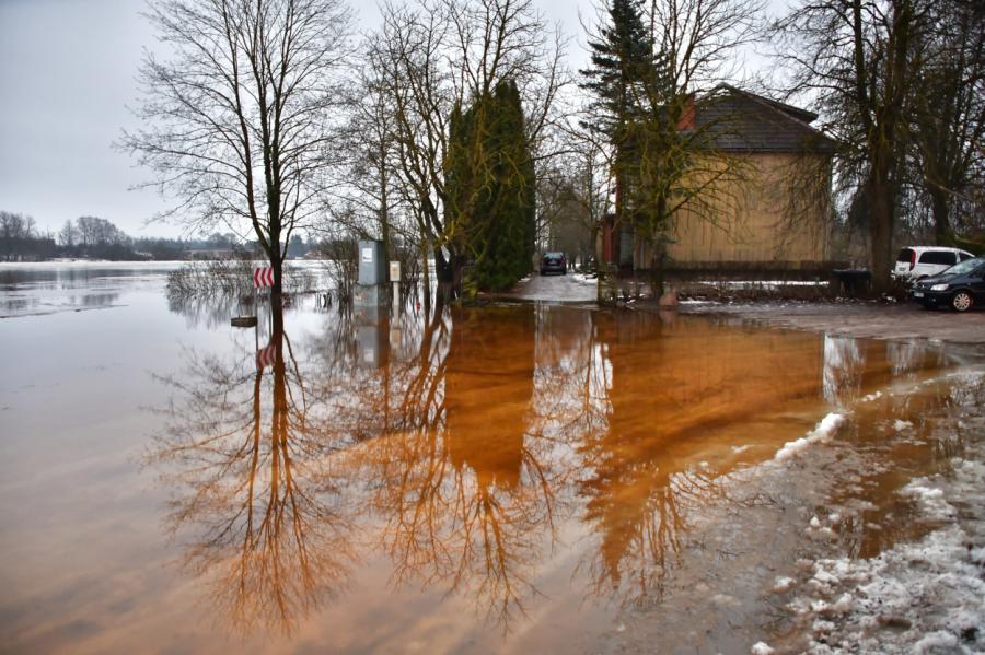 Daugavā pie Jēkabpils ūdens sasniedzis otro augstāko atzīmi novērojumu vēsturē