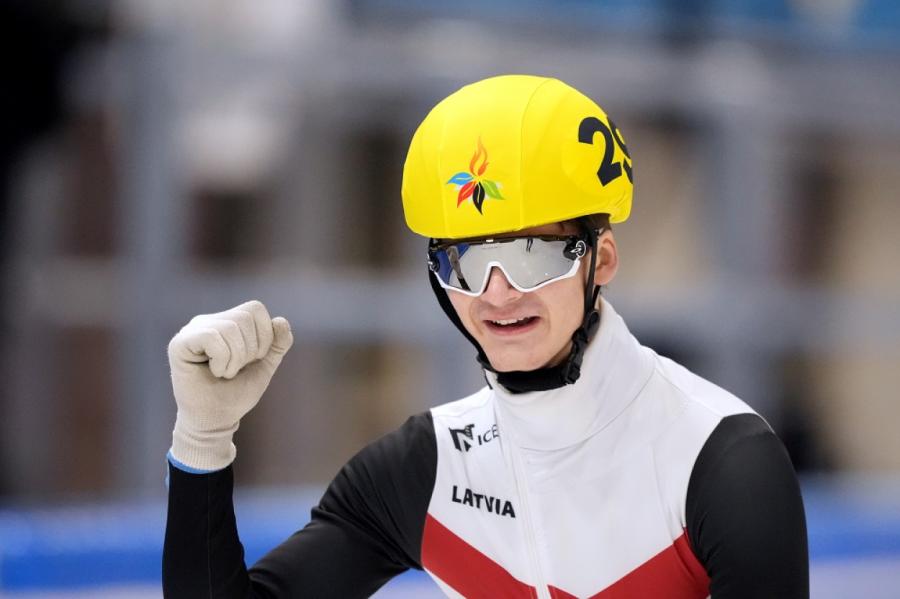 Šorttrekists Laizāns kļūst par Eiropas Jaunatnes ziemas Olimpiādes čempionu