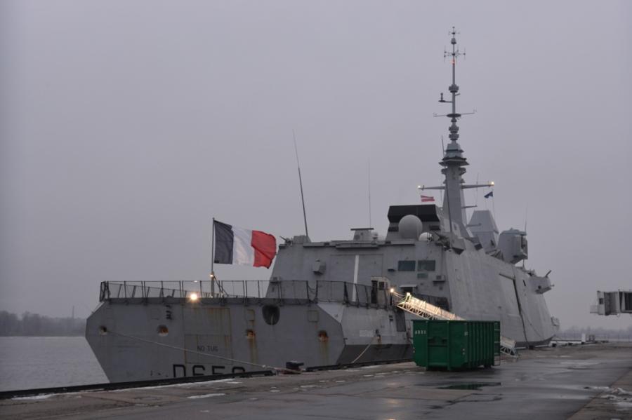 Francijas karakuģis aizstāv Latviju ar tāla darbības rādiusa raķetēm