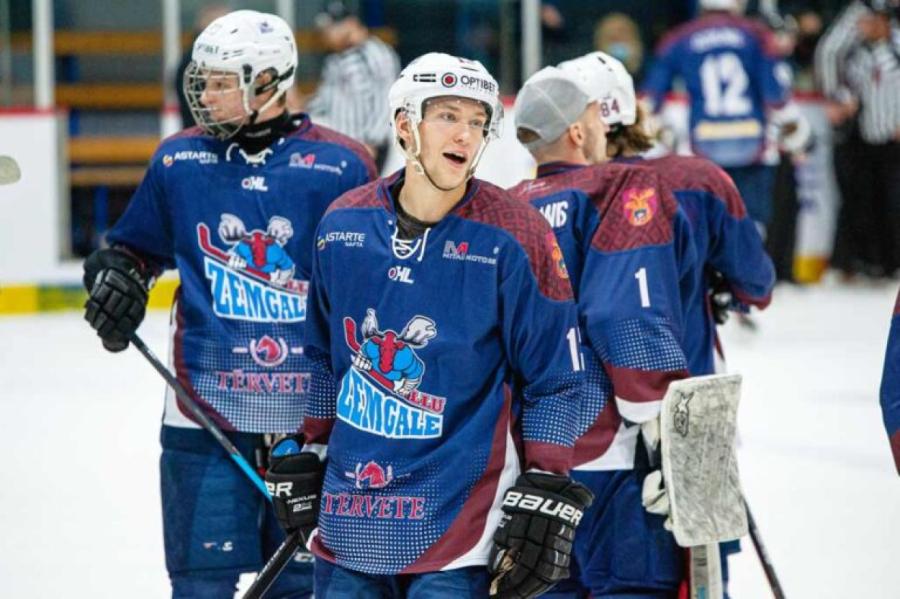 Kristapam Roķim hat-trick Zemgale/LLU hokejistu uzvarā Mestis līgas mačā