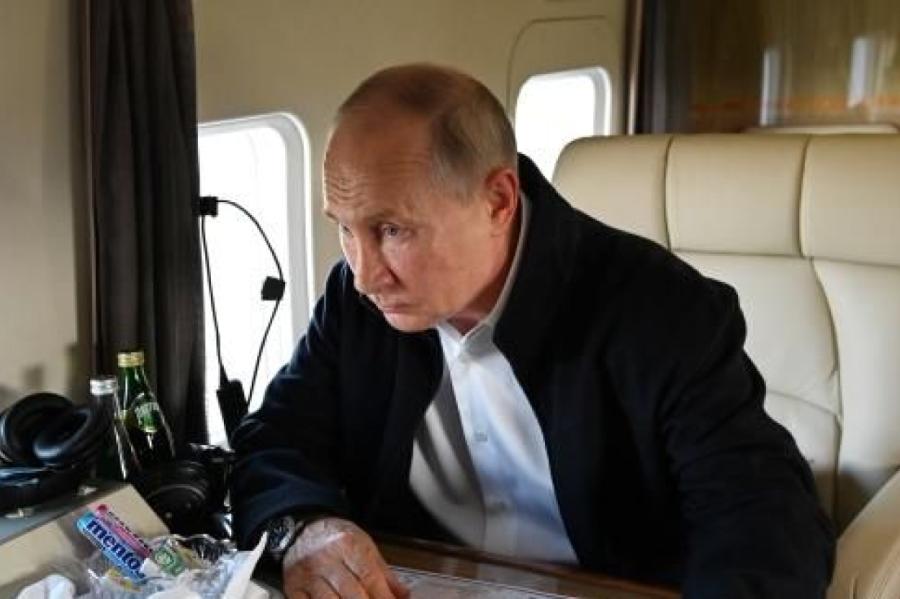 Putins apmeklējis krievu karavīrus okupētajās Ukrainas teritorijās
