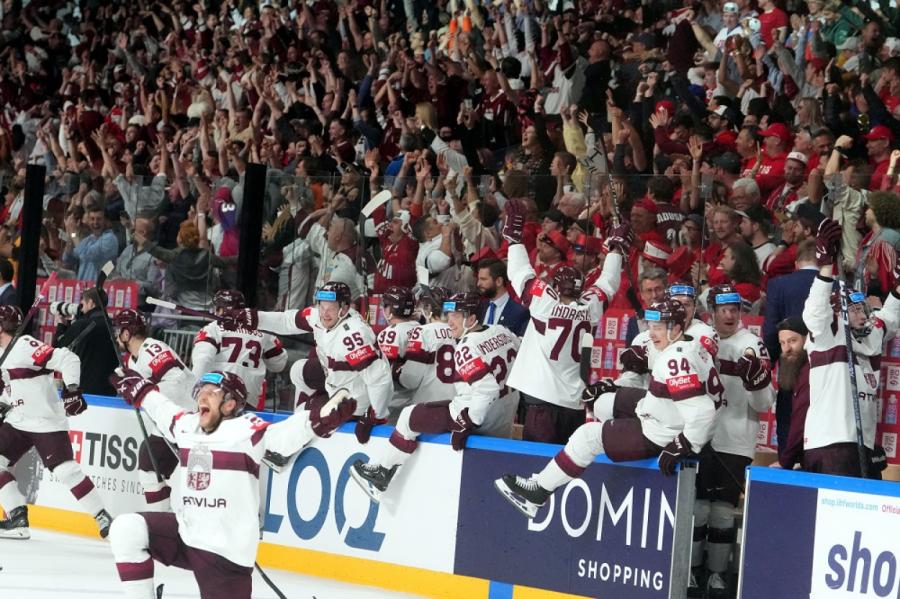 Latvijas hokeja izlasei pasaules čempionātā labākais mazākums